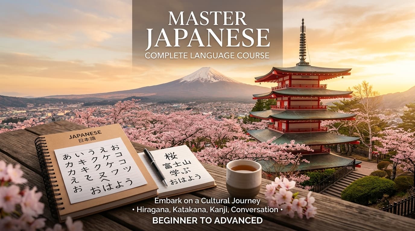 Curso de Japonés Conversacional - Método Pimsleur (3 Niveles × 30 Lecciones)